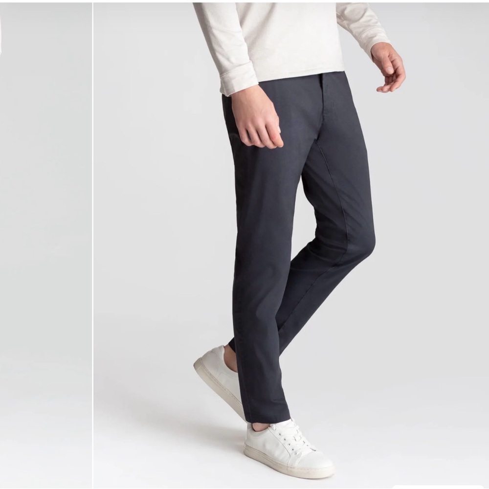 Birddogs Performance Lined Pants Boom Navy 38x32 Golf Athleisure Casual Travel